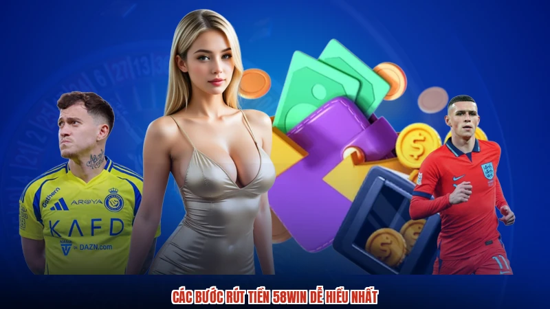 Các bước rút tiền 58WIN dễ hiểu nhất