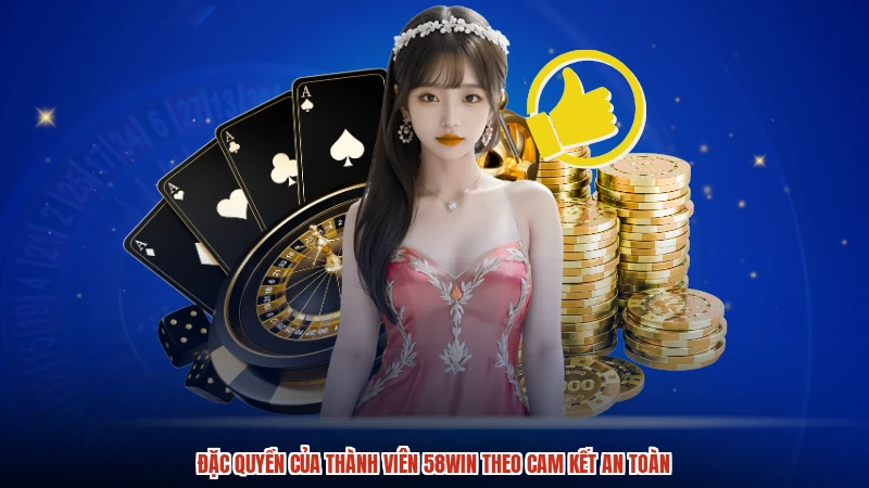 Đặc quyền của thành viên 58WIN theo cam kết an toàn
