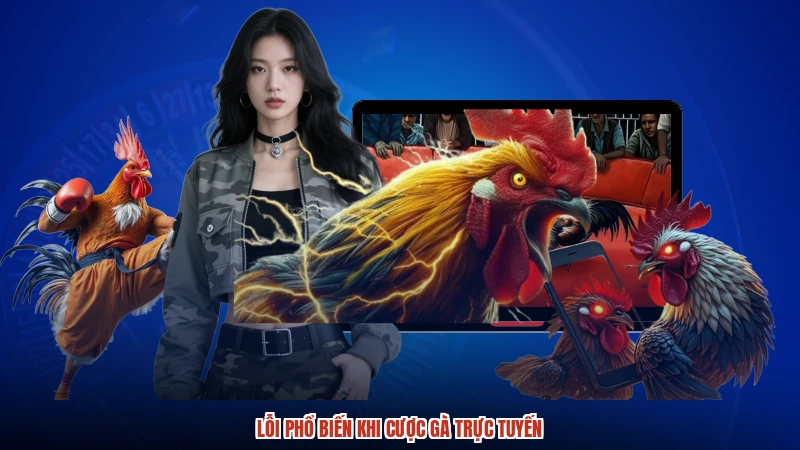 Lỗi phổ biến khi cược gà trực tuyến