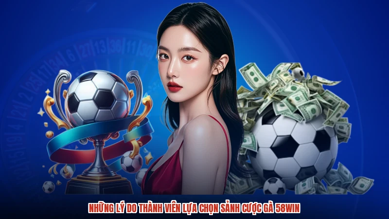Những lý do thành viên lựa chọn sảnh cược gà 58WIN