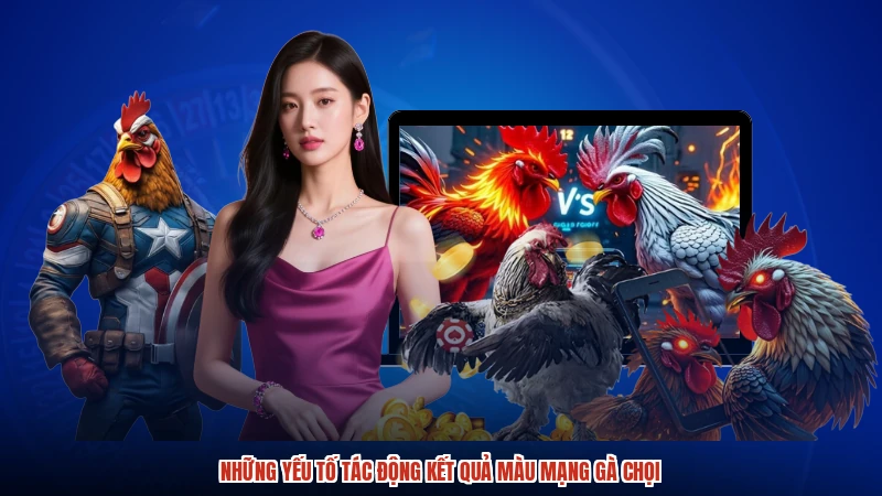 Những yếu tố tác động kết quả màu mạng gà chọi