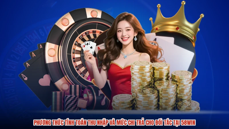 Phương thức tính toán thu nhập và mức chi trả cho đối tác tại 58WIN